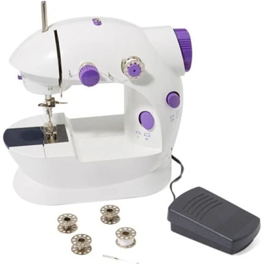 Tosbai Mini Dikiş Makinesi, Ev Tipi Dikiş Makinesi,Taşınabilir Dikiş