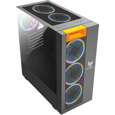 Blueforce Spectra 6*rgb Fanlı Atx-Mini Atx Itx Uyumlu Mid Tower Gaming Oyuncu Kasası