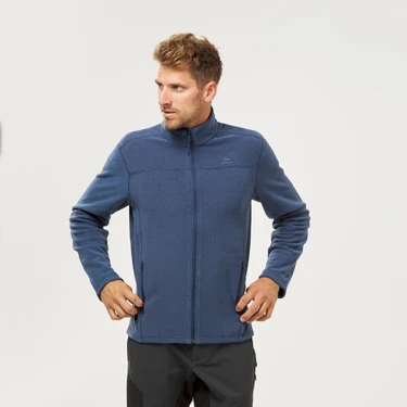 Decathlon QUECHUA Erkek Outdoor Polar - Mavi -
