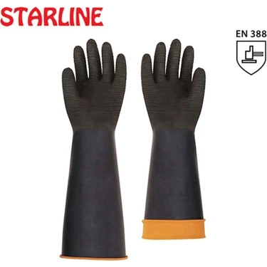 Starline H2-60 Asit Eldiveni Siyah 60CM Avuçiçi
