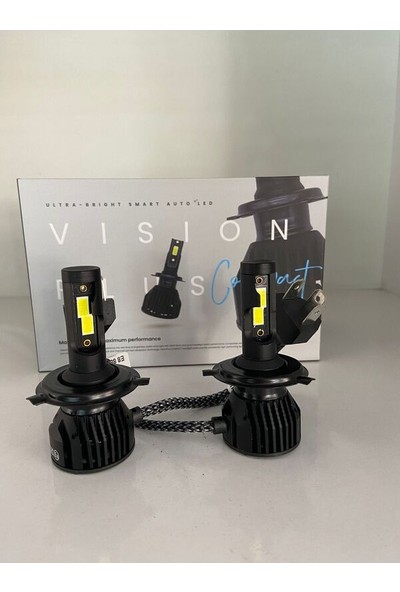 Ack Renault Symbol Uyumlu Fanlı Uzun Far Ampulü Compact LED Xenon