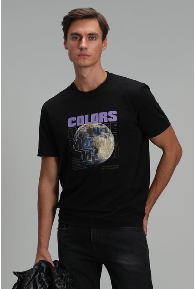 Lufian Ash Modern Grafik T- Shirt