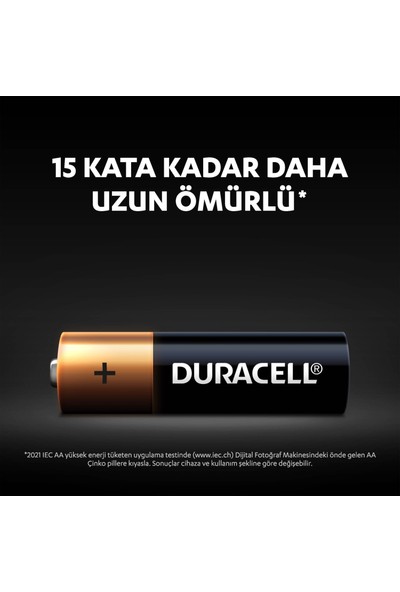 Duracell Basic Alkalin AA Kalem Piller, 1,5 V LR6/MN1500, 10’lu