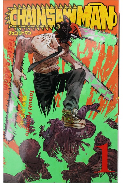 Manga Çizgi Roman Cilt 1 Testere Adam - Chainsaw Man
