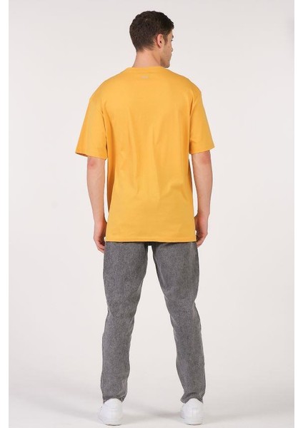 Oversize T-Shirt Dolar Kolyeli Panda Hardal