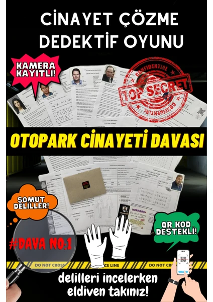 Cinayet Çözme / Dedektif Oyunu / Katil Kim / Otopark Davası