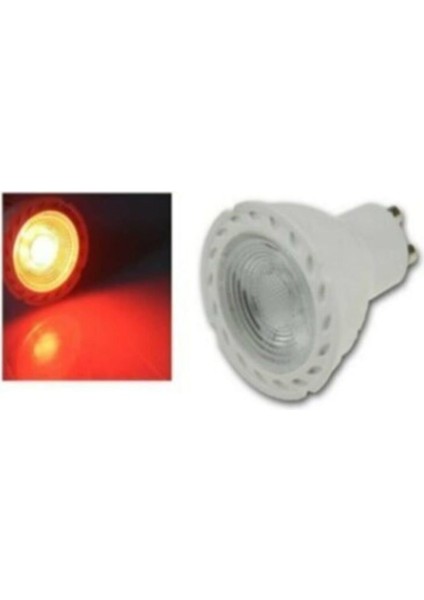 Osaka Light Osaka 7W GU10 LED Çanak Ampul Amber Renk 5'li Paket