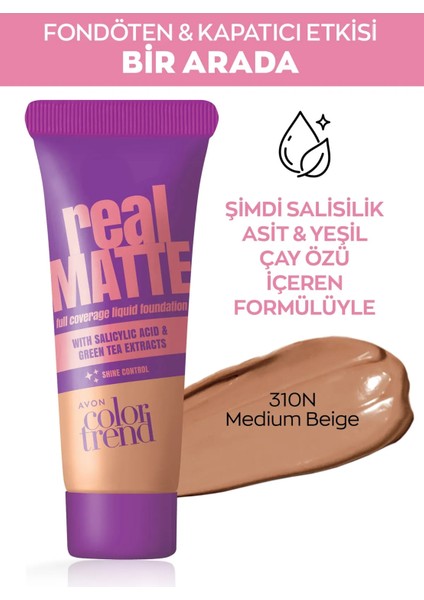 Color Trend Real Matte Full Coverage Liquid Foundation - 310N fiyatları