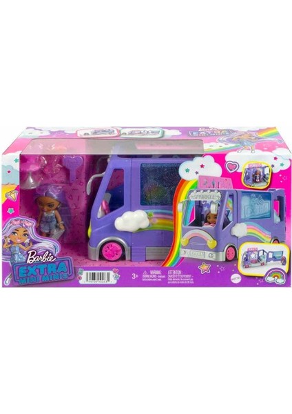 HKF84 Barbie Extra Mini Mini Tur Otobüsü