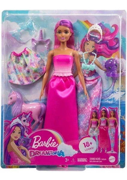 HLC28 Barbie Dreamtopia Bebek ve Aksesuarları