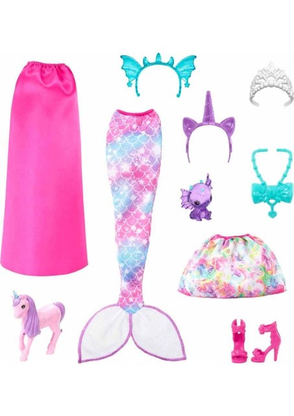 HLC28 Barbie Dreamtopia Bebek ve Aksesuarları