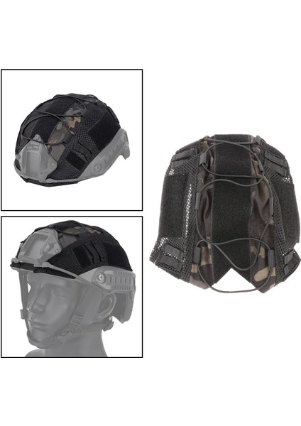 Kask Koruyucu Kapak Paintball Için Kask Yok Hızlı Kask Ekipmanı K (Yurt Dışından)