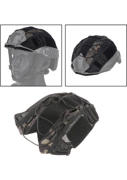 Kask Koruyucu Kapak Paintball Için Kask Yok Hızlı Kask Ekipmanı K (Yurt Dışından)