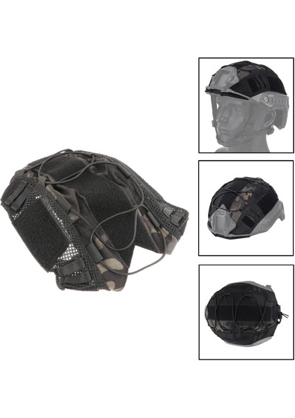 Kask Koruyucu Kapak Paintball Için Kask Yok Hızlı Kask Ekipmanı K (Yurt Dışından)