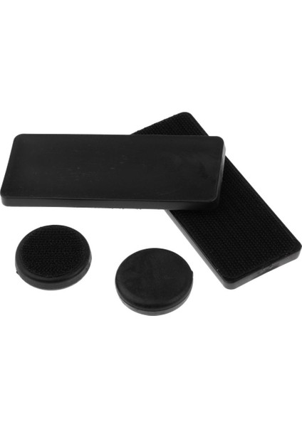 Uzun Plaka Eldiveni Kaydırıcı Dikdörtgen 4pcs Siyah (Yurt Dışından)