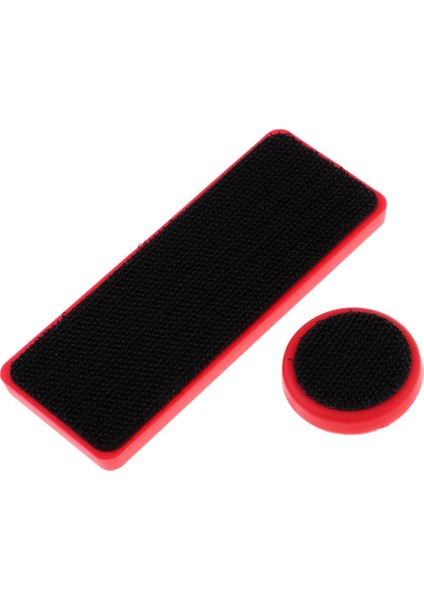 Uzun Plaka Eldiveni Kaydırıcı Dikdörtgen 4pcs Kırmızı (Yurt Dışından)
