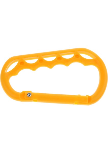 Plastik Silindir Patates Pating Ayakkabı Tepe Toka Snap Hook Tutucu Carabiner Turuncu (Yurt Dışından)