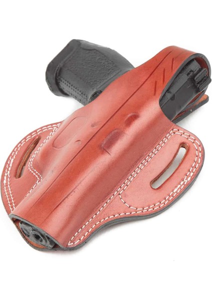 Wolf Holster Browning Deri Tabanca Kılıfı Tam Kelebek Taba