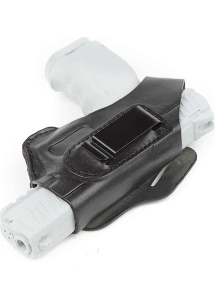 Wolf Holster Glock Deri Tabanca Kılıfı Iç Dış Yarım Siyah