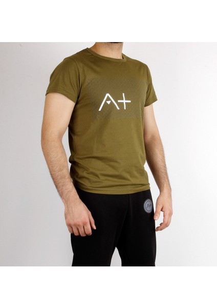 A+ Marche Erkek Haki Baskılı T-Shirt fiyatları