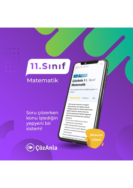 Çözanla 11. Sınıf Matematik