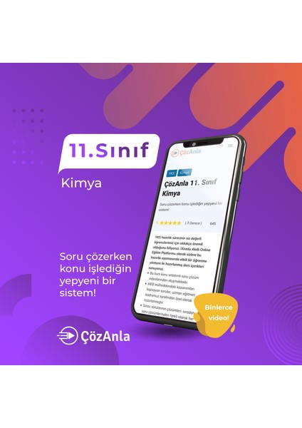 Çözanla 11. Sınıf Kimya