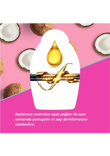 Coconut Miracle Oil Onarıcı Sülfatsız Saç Bakım Kremi 385ml fırsatları