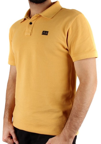 A+ Naples Erkek Sarı Renk Polo Yaka T-Shirt fiyatları