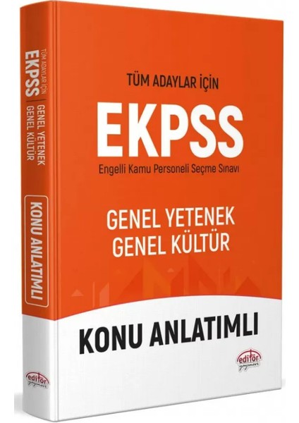 2023 EKPSS Adayları Için Özel Tek Kitap Konu Anlatımlı