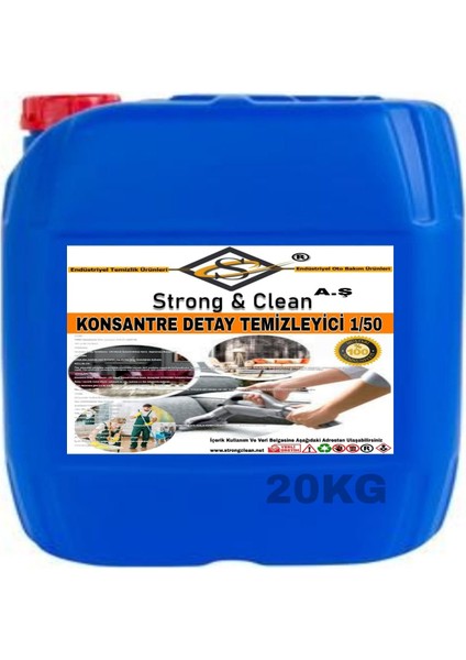 Konsantre Ultra Detay Temizleyici 20 kg