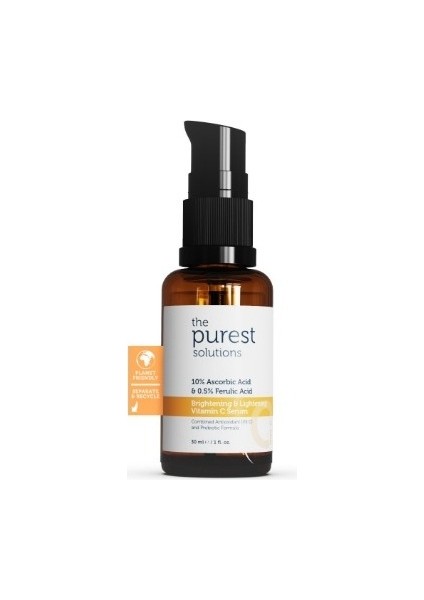 The Purest Solutions Vita-C Serum & Aydınlatıcı Renk Tonu Eşitleyici Cvitamini Serumu