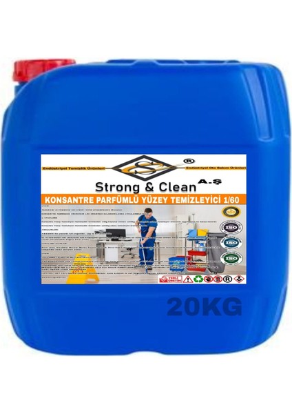 Konsantre Ultra Parfümlü Yüzey Temizleyici 20 kg