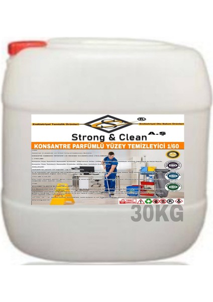 Konsantre Ultra Parfümlü Yüzey Temizleyici 30 kg