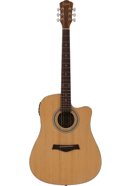 IW-240CE Elk.akustik Gitar, Natural Renk