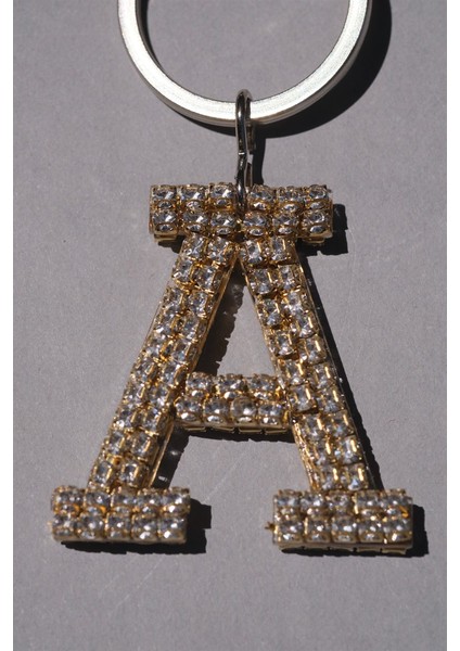 Gold Taşlı & Logosuz Anahtarlık & Kemıl Minik Ponpon & Gold Harf fırsatları