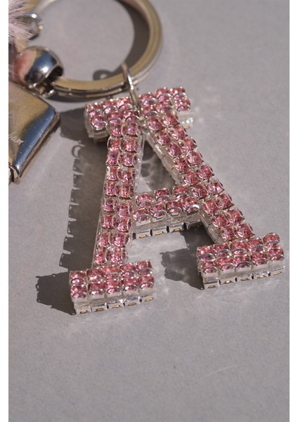 Pembe Taşlı & Logosuz Anahtarlık & Minik Ponpon Açık Pembe & Pembe Harf fırsatları