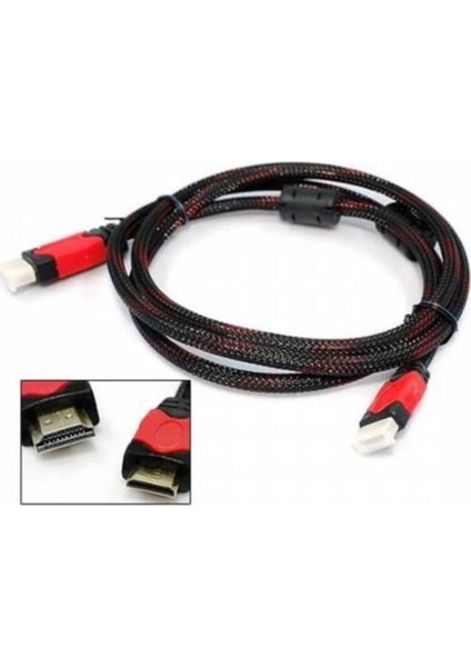 Örgülü HDMI Kablo 1.5 Mt. Full Hd fiyatları