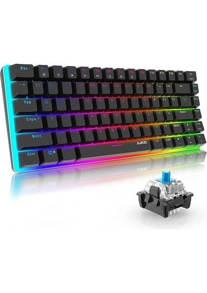 Ak-33 Rgb Mekanik Klavye- 82 Tuş-Tek Parça Alüminyum Gövde Yapısı