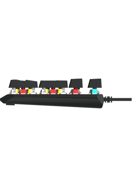 Lenovo GK301 USB Kablolu Makro Tuşlu Rgb LED Aydınlatmalı Gaming Mekanik Türkçe Q Klavye Gri modelleri
