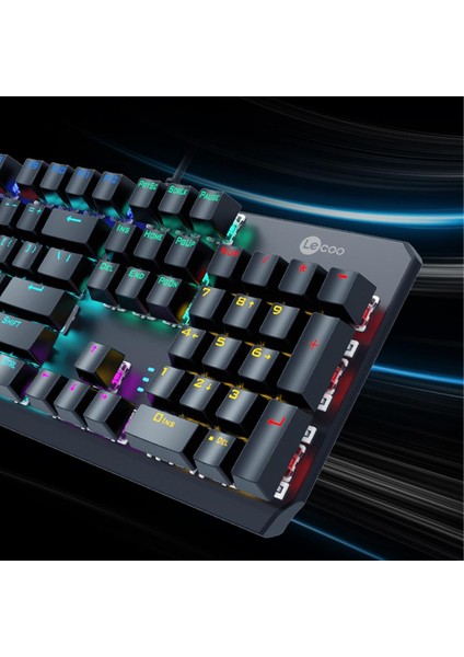 Lenovo GK301 USB Kablolu Makro Tuşlu Rgb LED Aydınlatmalı Gaming Mekanik Türkçe Q Klavye Gri fırsatları