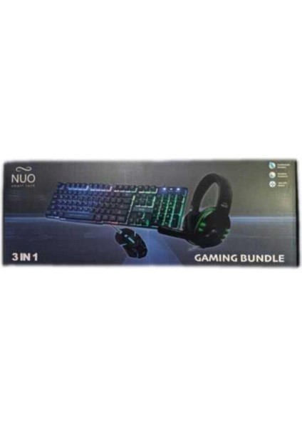 4in1 Rgb Klavye Mause + Kulaklık Gamer Oyuncu Seti