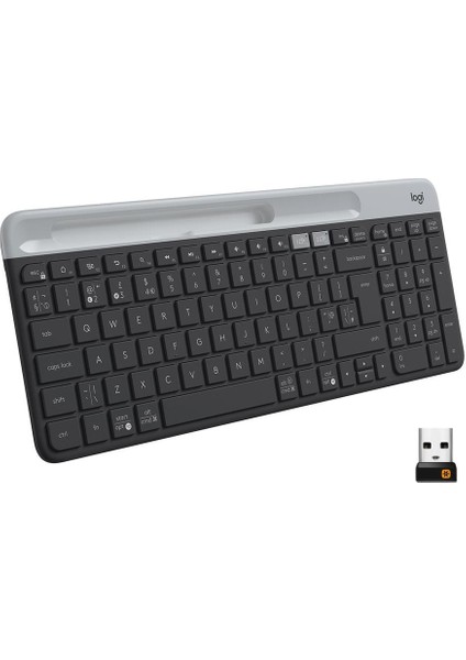 K580 Ultra Ince Çoklu Cihaz Özellikli Türkçe Bluetooth Klavye - Siyah indirimleri