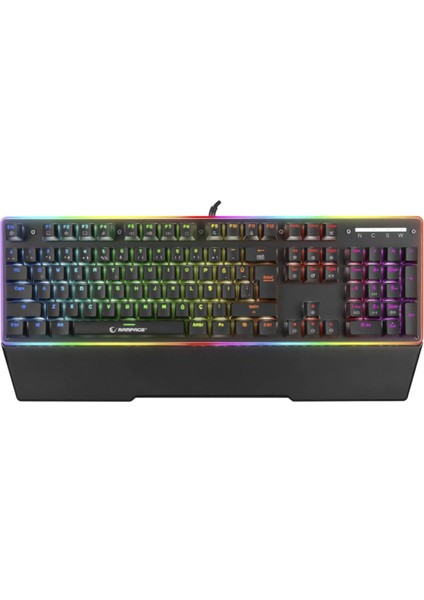 Rmk-X1 Miracle USB Full Rgb Aydınlatmalı Q Jixian Red Switch Gaming Oyuncu Mekanik Klavye