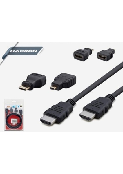 Hdmı Kablo Çevirici Micro-Mini Hdmı HD4576