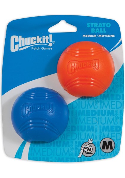 ! Strato Ball 2'li Köpek Oyun Topu (Orta Boy)
