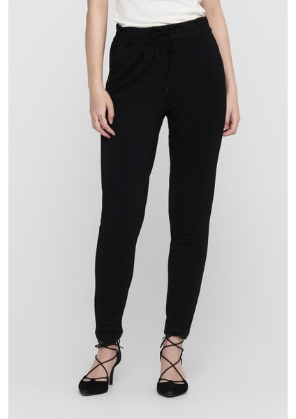 Belden Bağlamalı Normal Bel Regular Fit Dar Paça Onlpoptrash Pantolon Bayan Pantolon 15115847