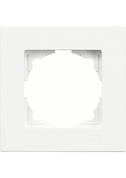 Günsan Eqona Tekli Çerçeve Beyaz (5 Adet)