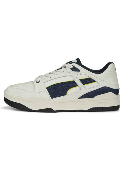 Erkek Warm White-Parisian Night-Frosted Ivory Puma Slipstream Always On Beyaz-Lacivert Erkek Günlük Spor Ayakkabı