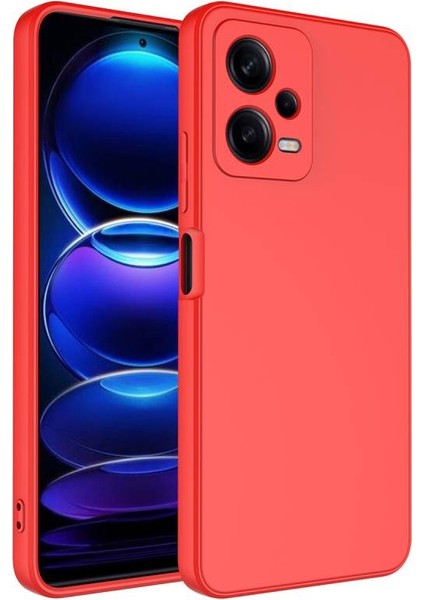 Xiaomi Redmi Note 12 Pro Kılıf Kamera Korumalı Içi Kadife Lansman Silikon Kapak