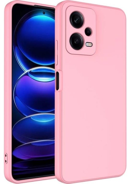 Xiaomi Redmi Note 12 Pro Kılıf Kamera Korumalı Içi Kadife Lansman Silikon Kapak